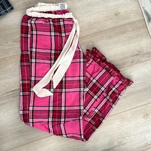 Pink pajama pants size xs